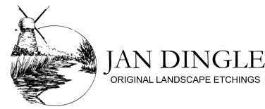 Jan Dingle - Artist, Etchings, Norfolk Broads
