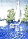 Still Twirl - Landscape Etching Art for sale by Jan Dingle
